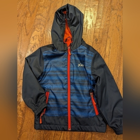 Fleece lined jacket Light Rain Jacket, XMTN Boys Size 4/5 - Picture 2 of 6